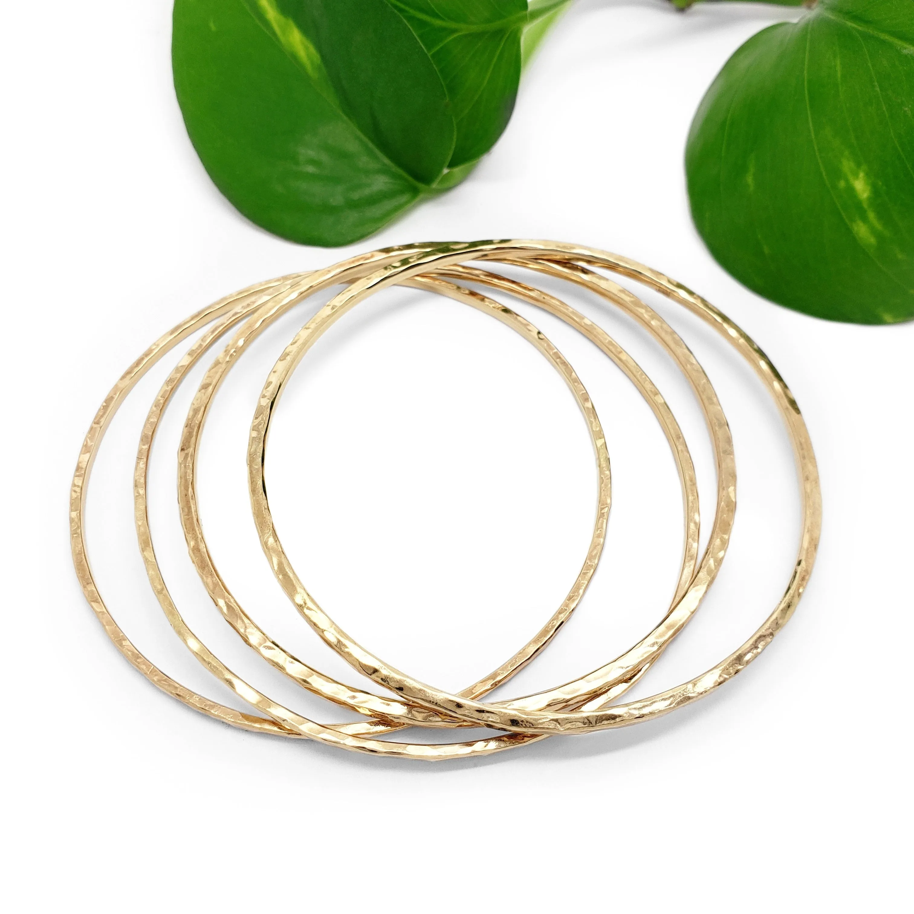 Hammered Bangles