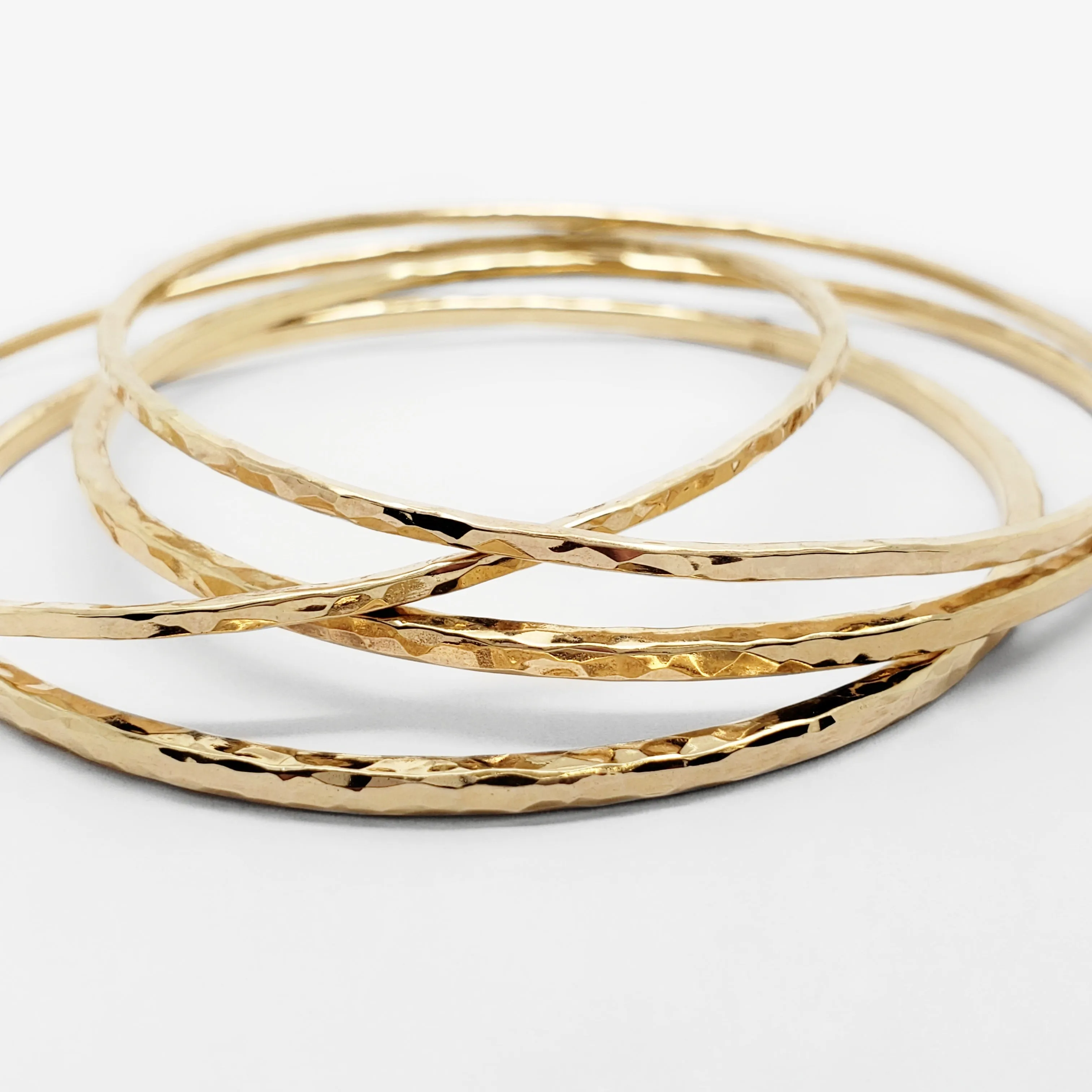 Hammered Bangles