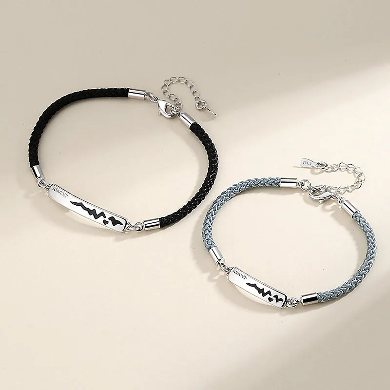 Heart Beat Couple Bracelets