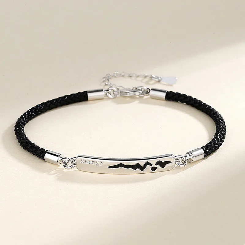 Heart Beat Couple Bracelets