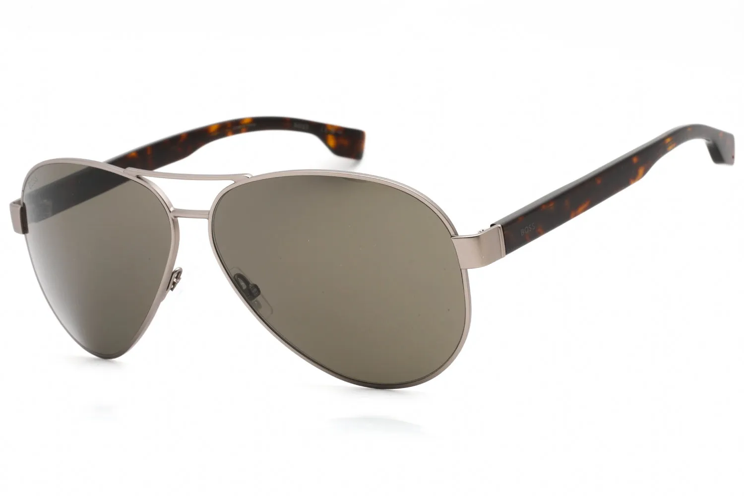 Hugo Boss BOSS 1560/O/S Sunglasses Matte Ruthenium / Brown