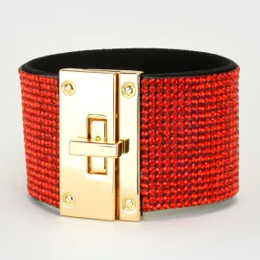 iLLASPARKZ Blinged Twist Lock Bracelet