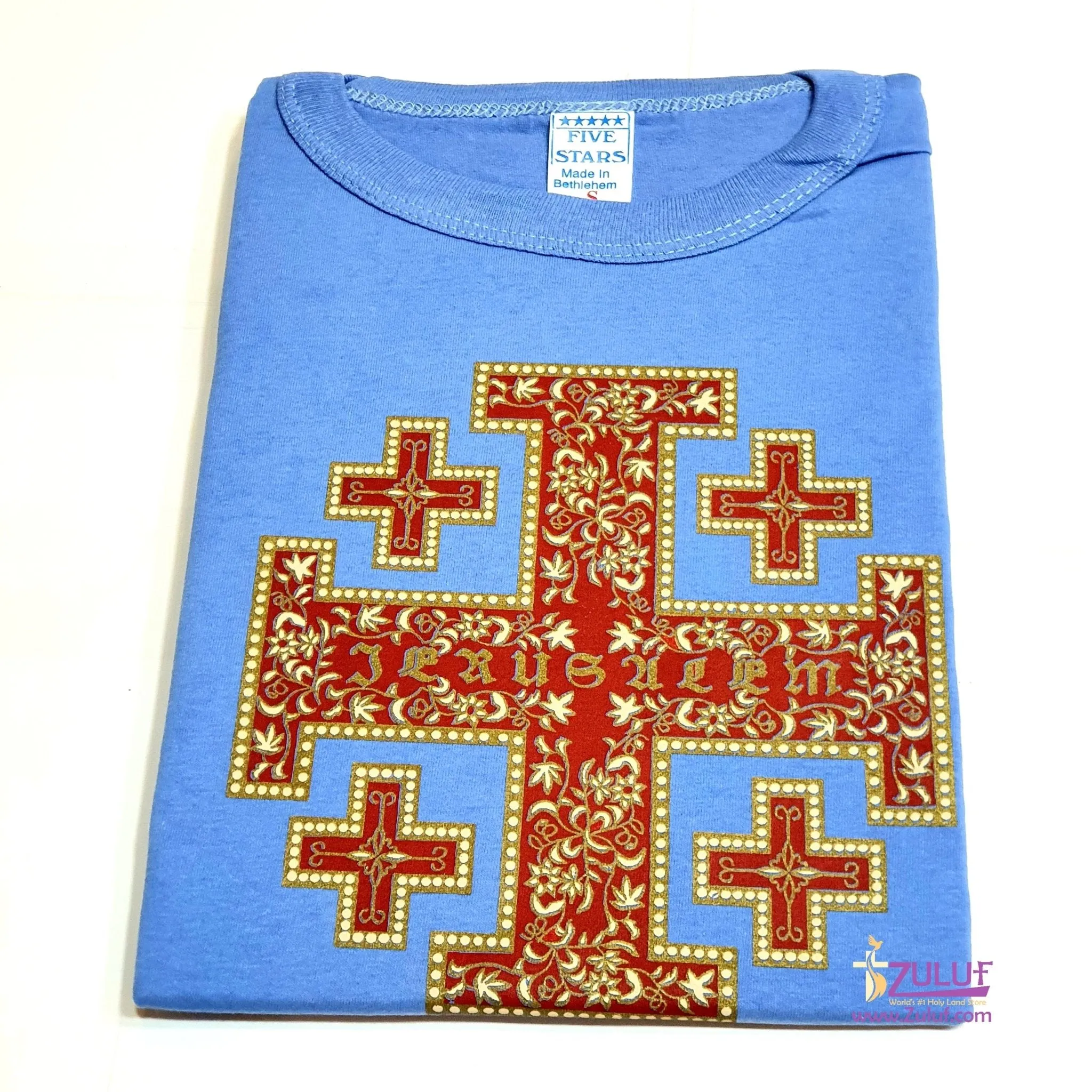 Jerusalem Cross  Men T.shirt TSH010