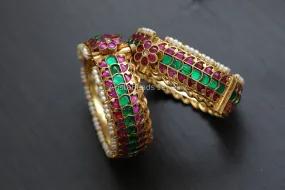 Kundan Jadau Bangles (2.4 Openable)