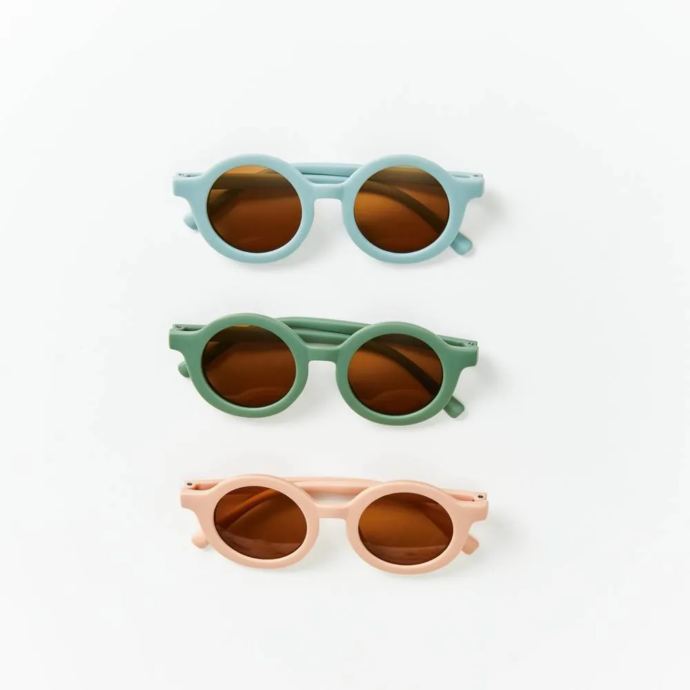 Matte Blush Ava Baby Sunglasses