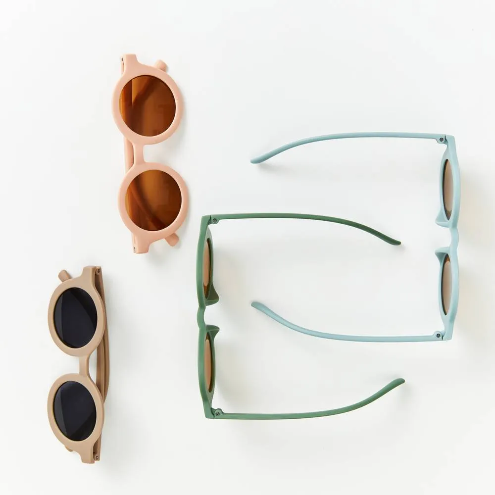 Matte Blush Ava Baby Sunglasses