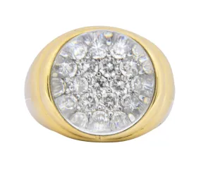 Mauboussin Paris Luminous Rock Crystal Diamond 18 Karat Gold Ring