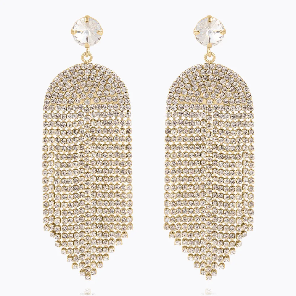 Melinda Earrings / Crystal