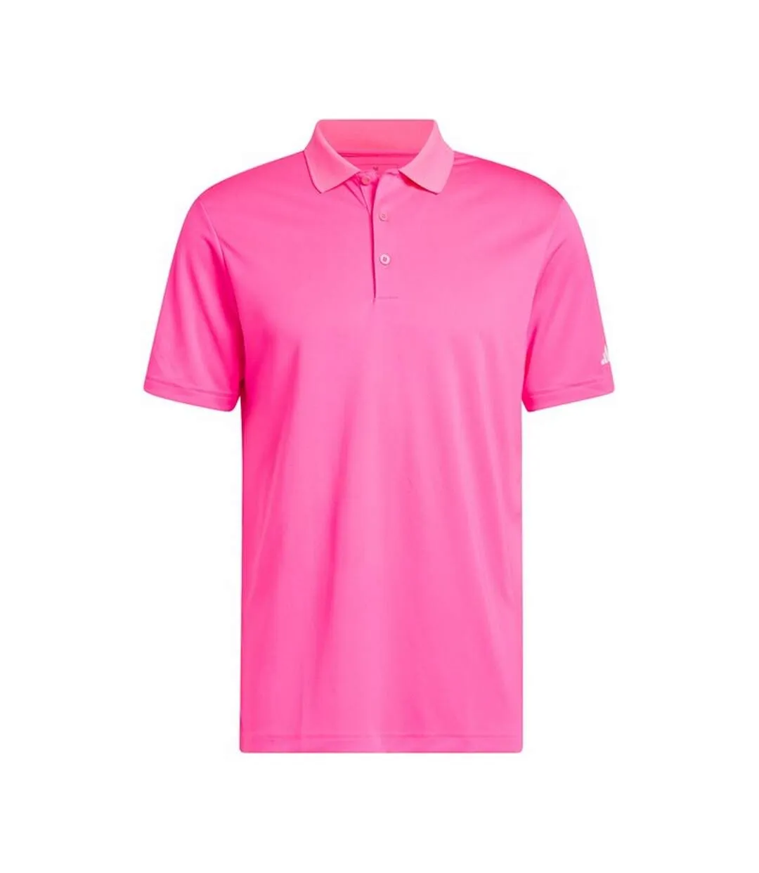 Mens performance polo shirt solar pink Adidas Clothing