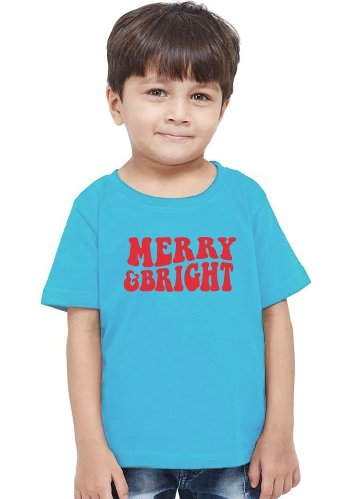 Merry and Bright Kids T-Shirt