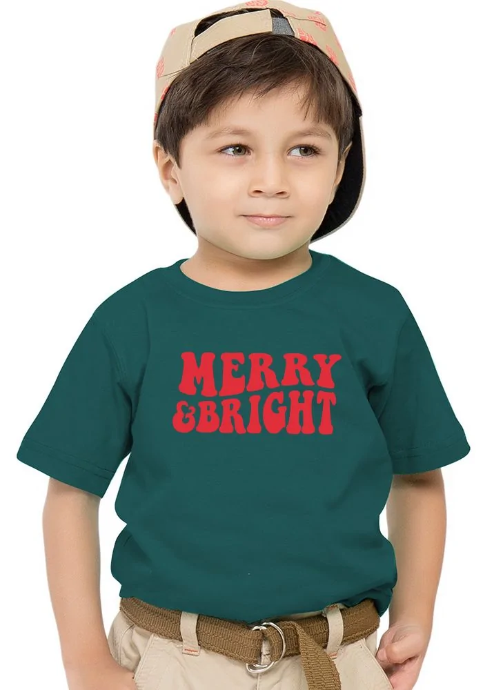 Merry and Bright Kids T-Shirt