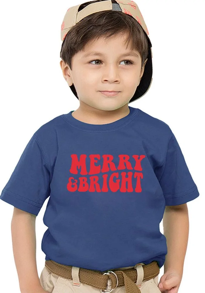 Merry and Bright Kids T-Shirt