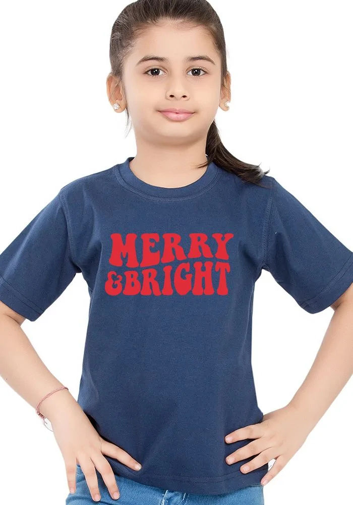 Merry and Bright Kids T-Shirt