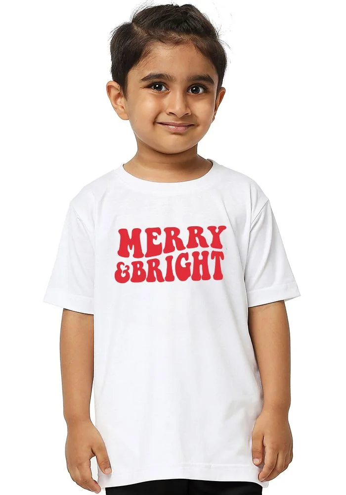 Merry and Bright Kids T-Shirt