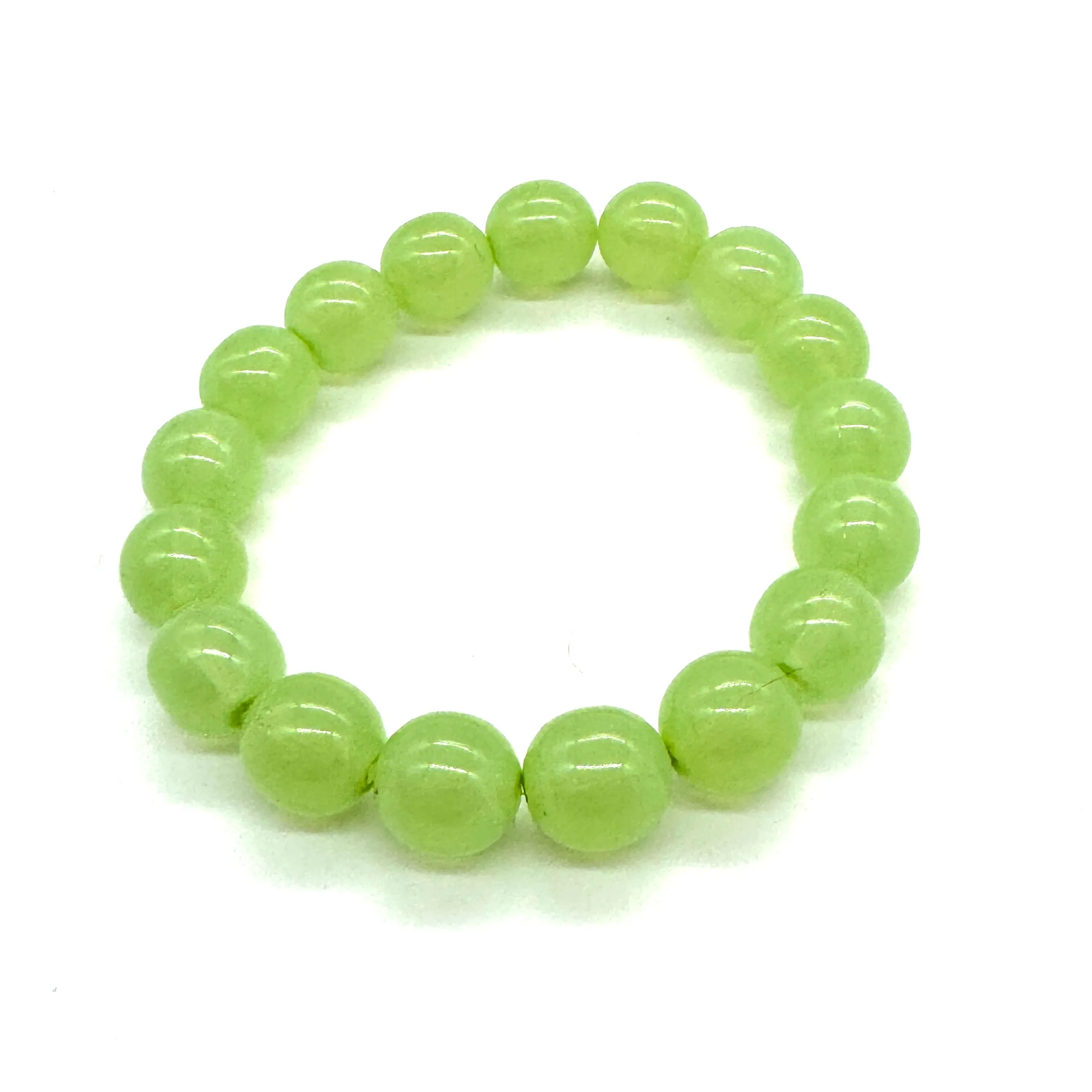 Mint Green - Leetie Archival Vintage Glass Stretch Bracelet