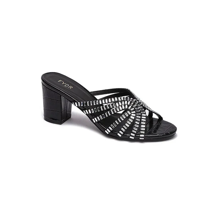 Mirror Embellished Sandal HL 153