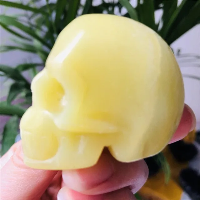 Natural Crystal Carved Skull