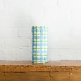 Noss & Co Large Vase |  Cornflower Blue & Mint Green