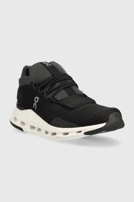 On-running running shoes Cloudnova black color