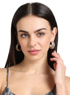 Oval Hoops Earrings