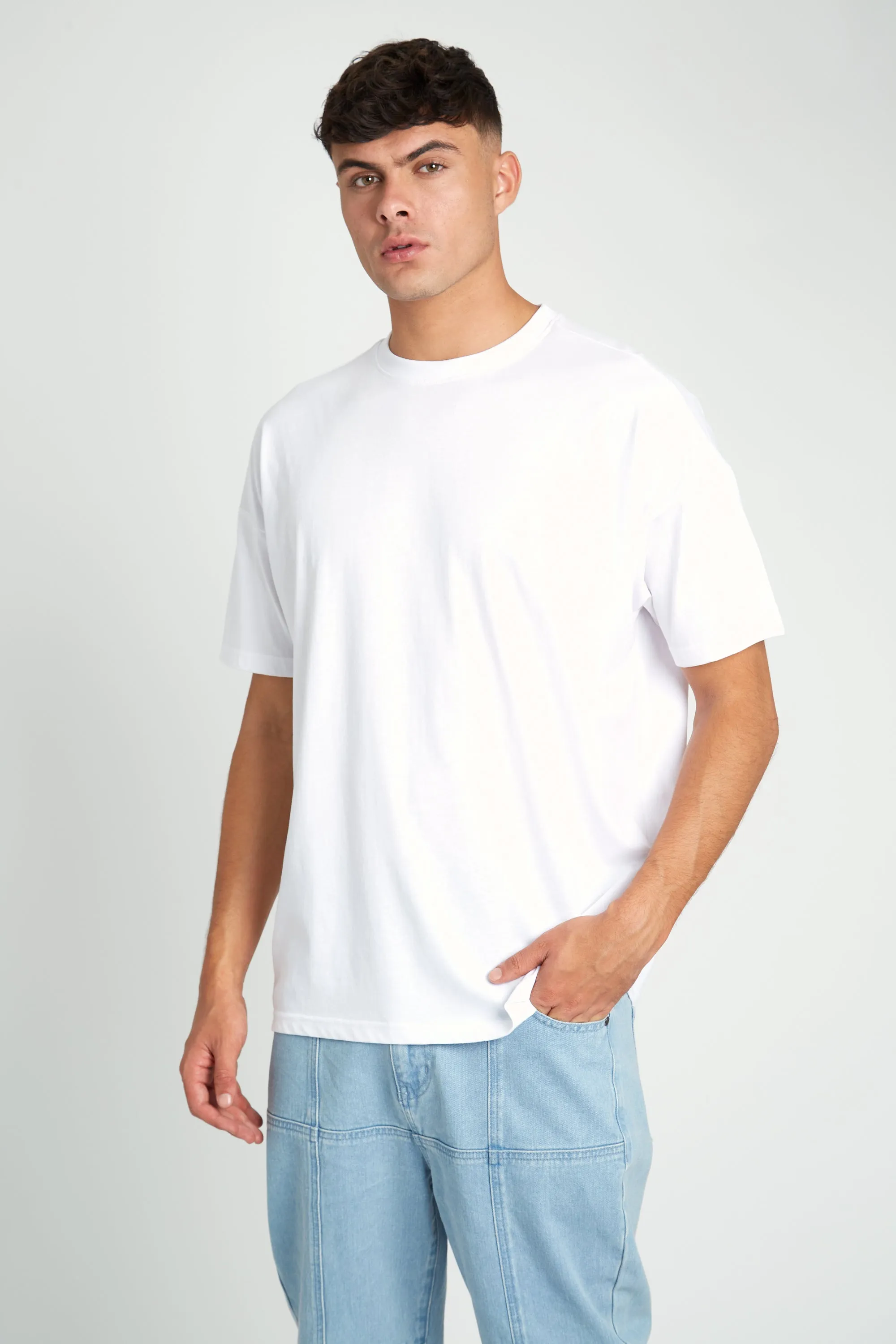 OVERSIZED T-SHIRT MULTIPACK  - MINT GREEN,  STONE,  WHITE