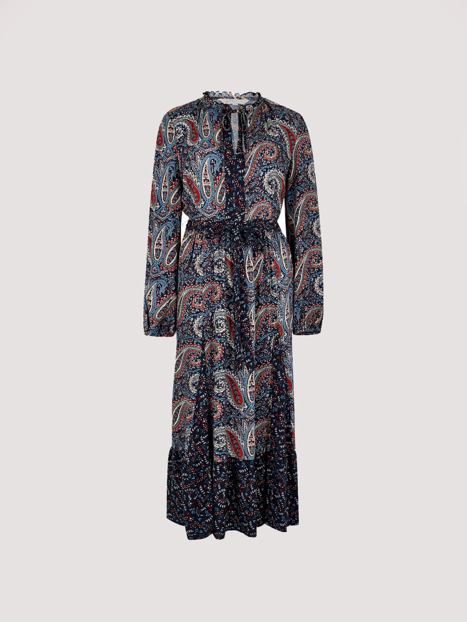 Paisley Mix-Match Midi Dress | Apricot Clothing