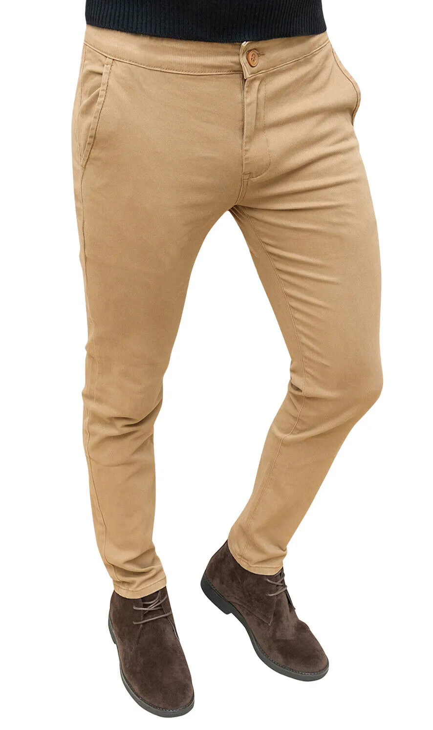 Pantaloni uomo Sartoriali autunno inverno beige cammello casual eleganti