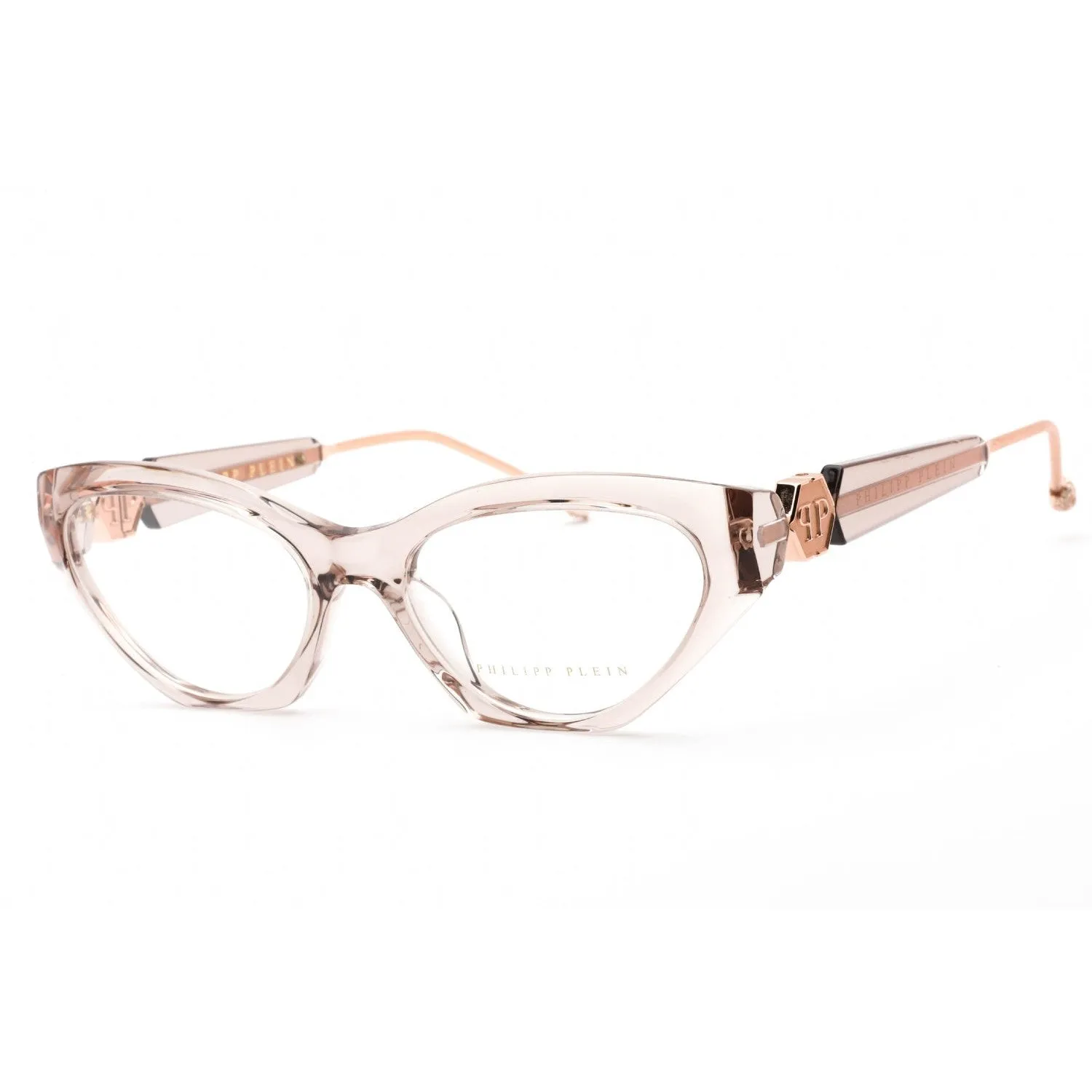 Philipp Plein VPP069S Eyeglasses Transparent Beige / Clear Lens