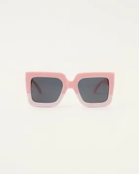 Pink Square Sunglasses