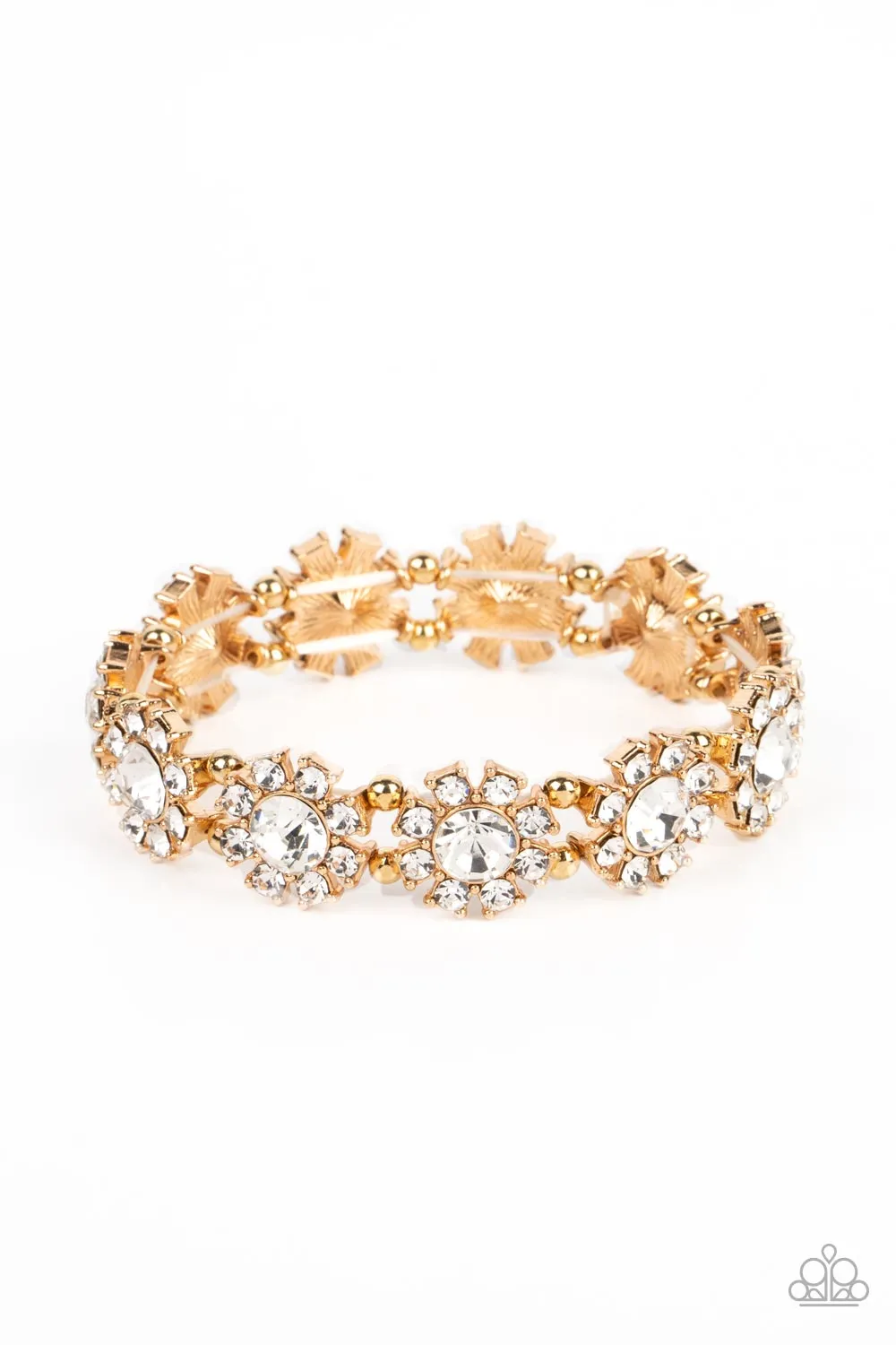 Premium Perennial - Gold ~ Paparazzi Bracelet