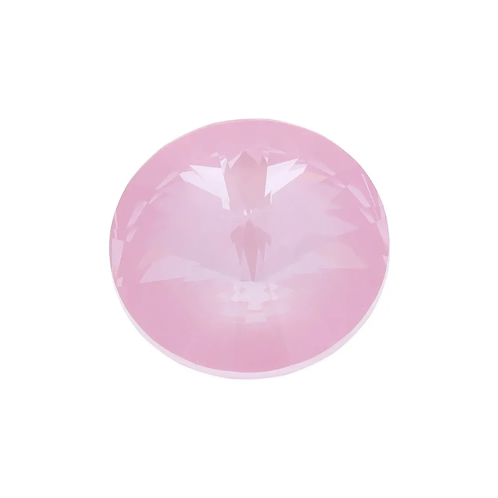 PRESTIGE Crystal, #1122 Rivoli 12mm Crystal Soft Rose Ignite (1 Piece)