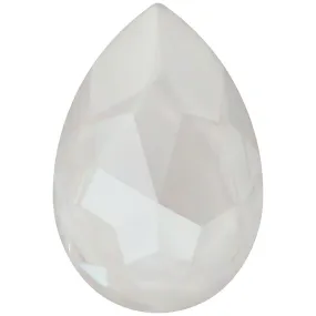 PRESTIGE Crystal, #4327 Pear Fancy Stone 30x20mm, Crystal Electric White Ignite (1 Piece)