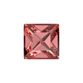 PRESTIGE Crystal, #4428 Square Fancy Stone 3mm, Rose Peach, (1 Piece)