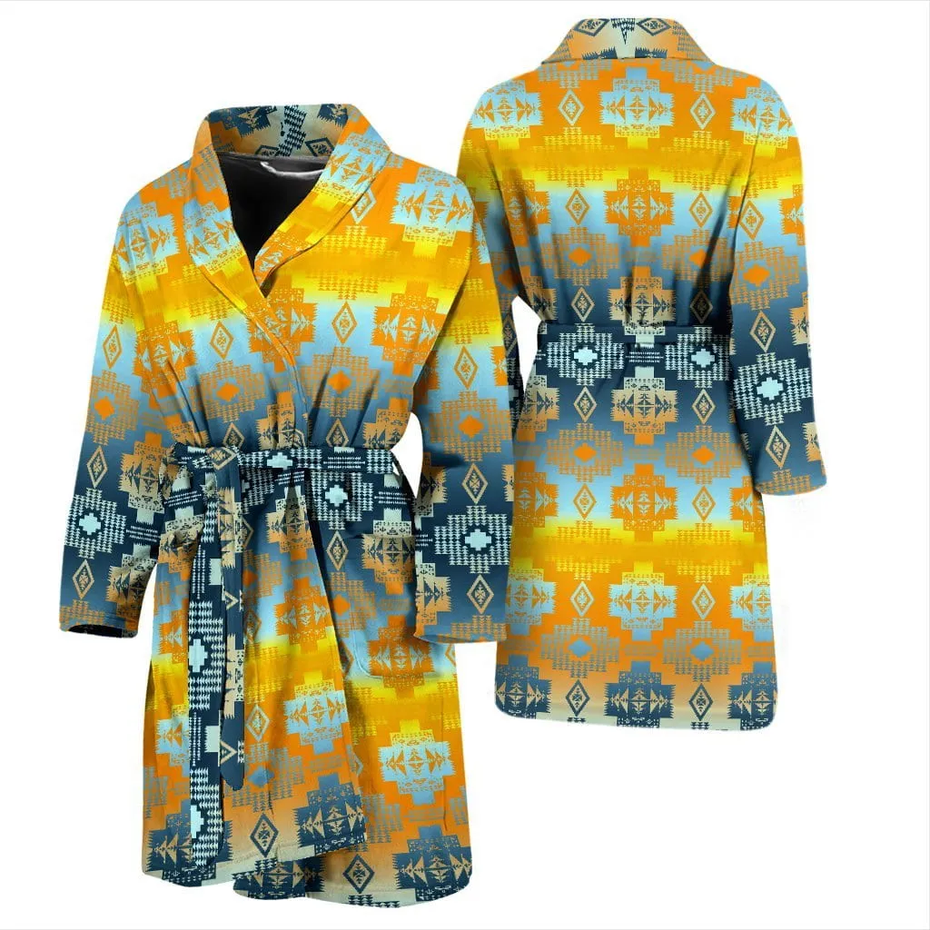 Pretty Clouds Men's Bath Robe