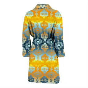 Pretty Clouds Men's Bath Robe