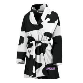 Princess Holstein Print Women's Robe