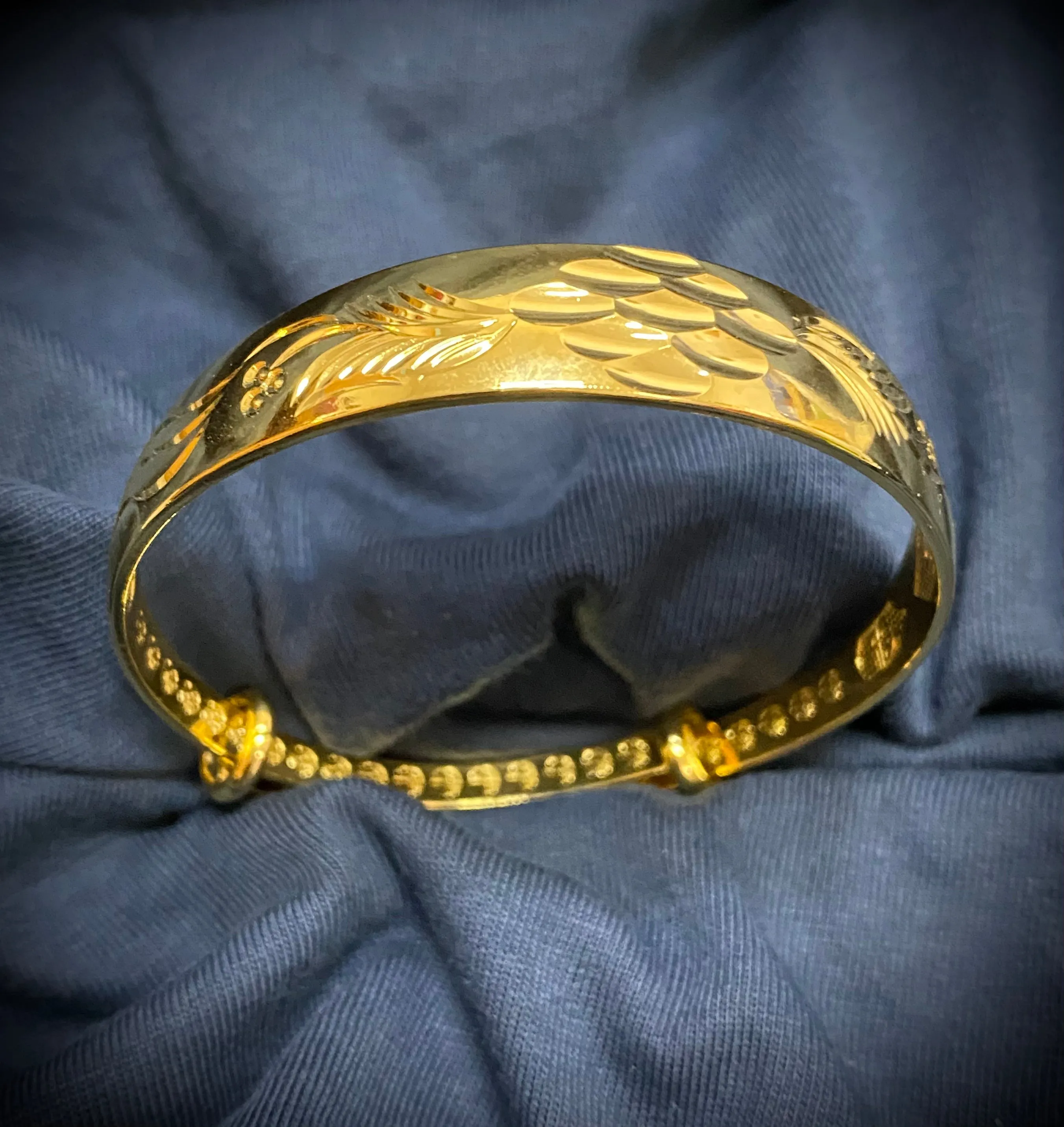 Pure Bracelet Female Gold Plated 999 Pure  and Phoenix Jewelry Gold imitation Wedding Bangles Woman's