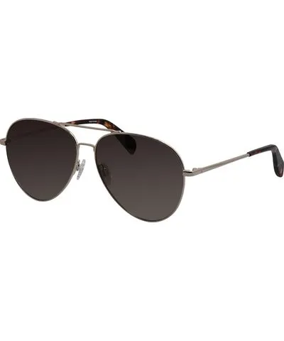 rag & bone RNB 5052/G/S 06J 59mm Mens Aviator Sunglasses