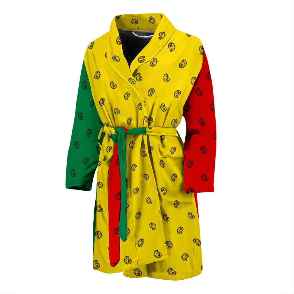 Rasta Joy Paisley Men's Bathrobe 2