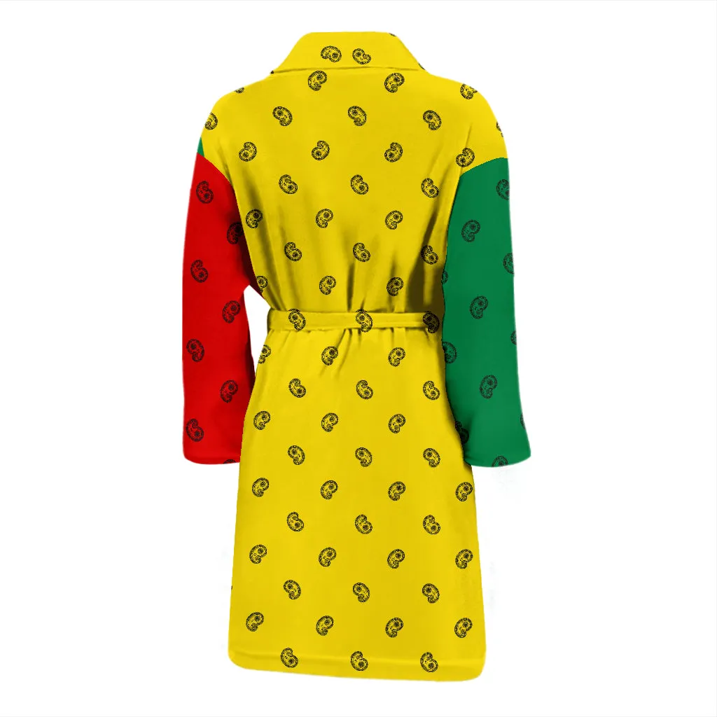 Rasta Joy Paisley Men's Bathrobe 2