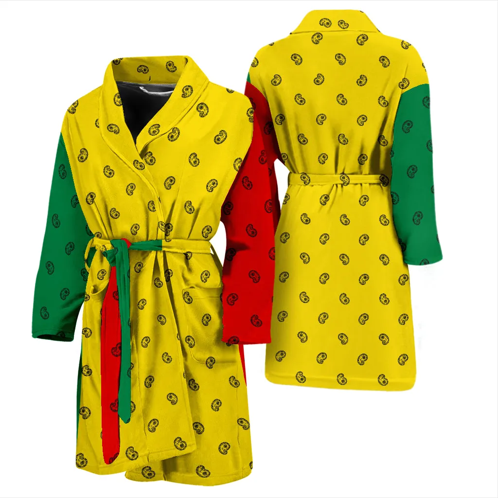 Rasta Joy Paisley Men's Bathrobe 2