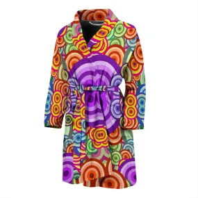 Retro Colours Mens Bath Robe