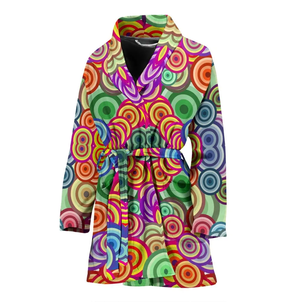 Retro Colours Womens Bath Robe