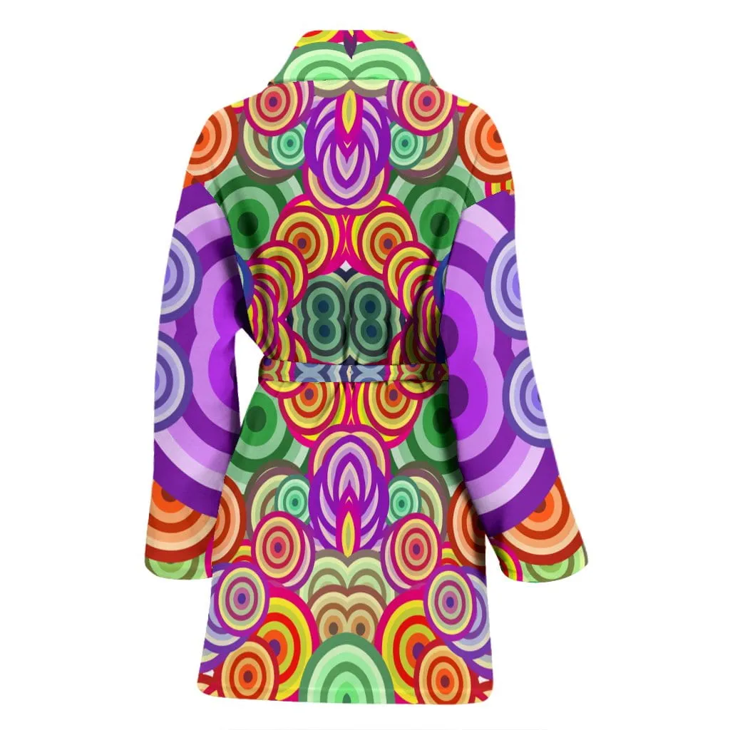 Retro Colours Womens Bath Robe