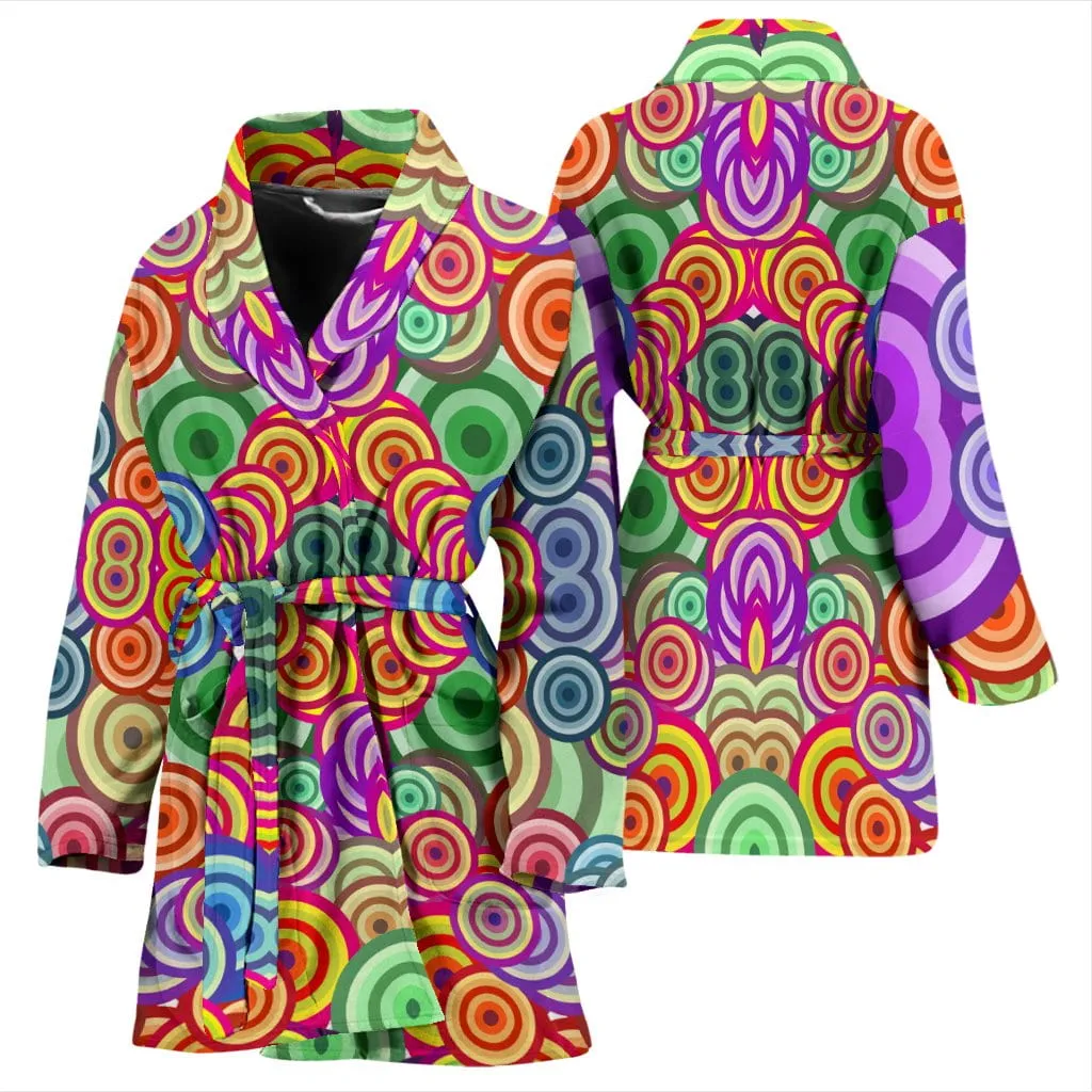 Retro Colours Womens Bath Robe