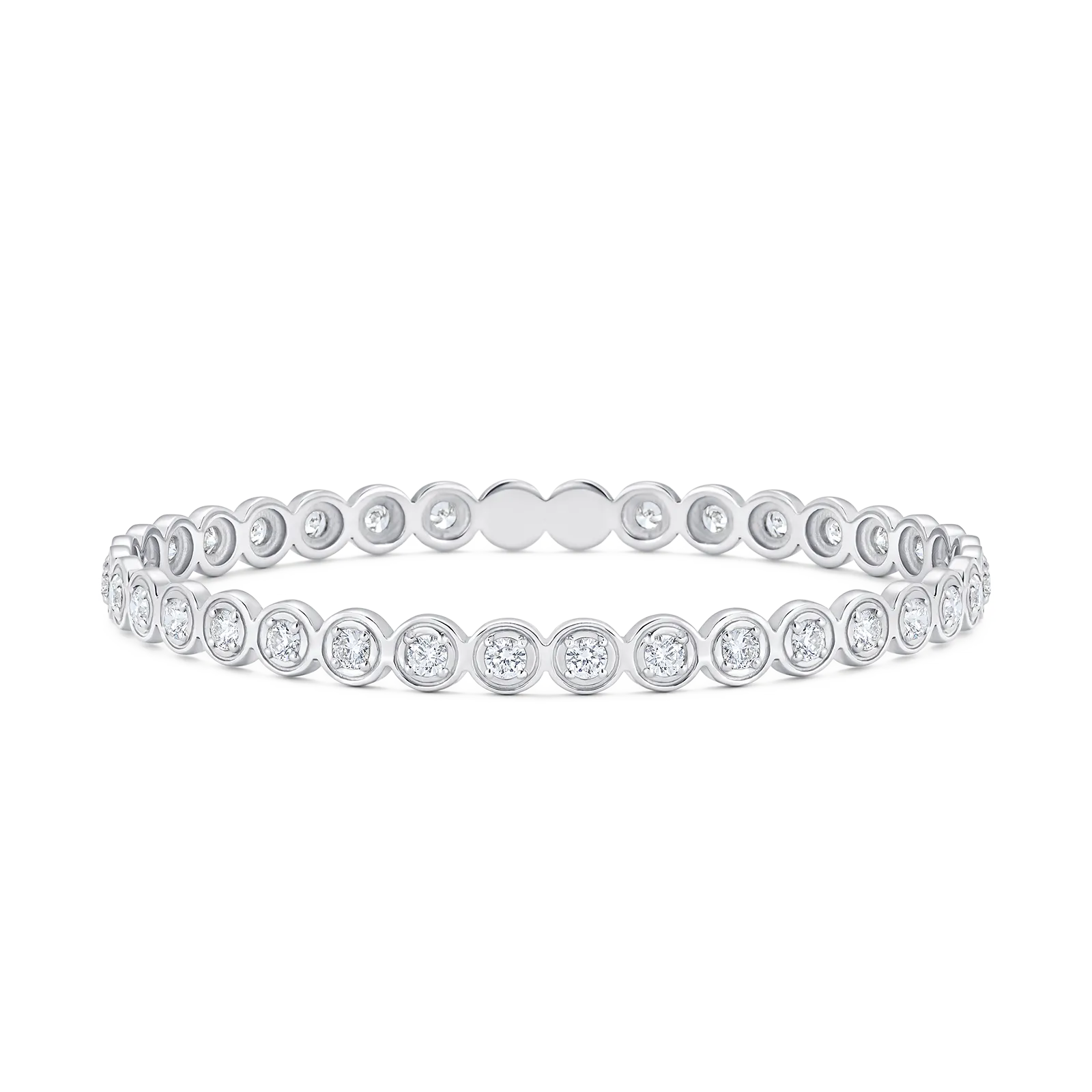 Round Bezel Bangle