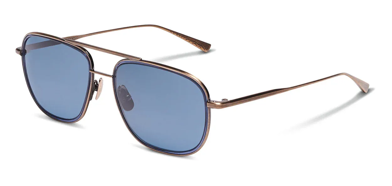 Salt Optics Colorado 55 - Antique Gold/Indigo Blue