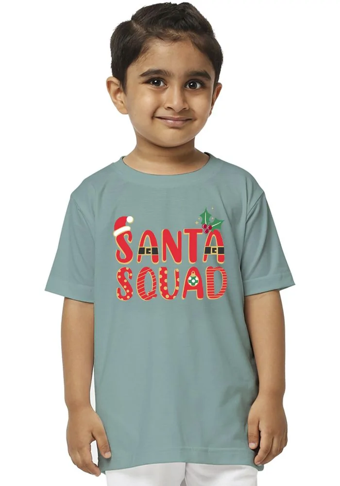 Santa Squad Kids T-Shirt