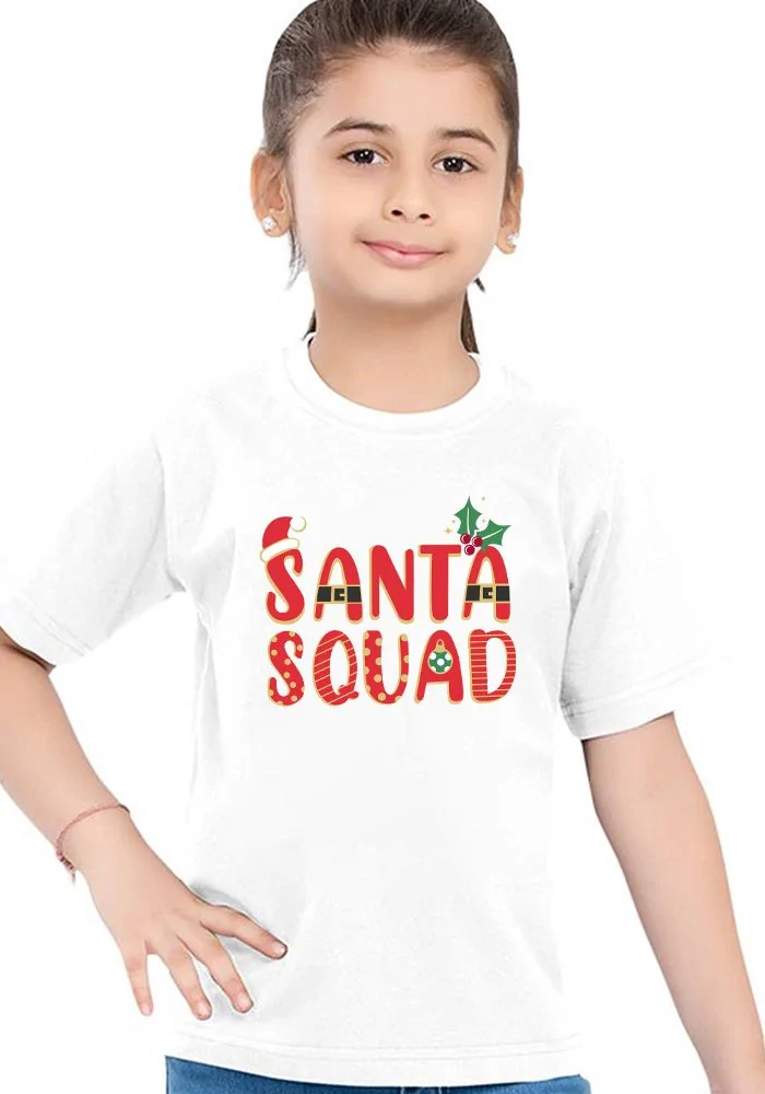 Santa Squad Kids T-Shirt