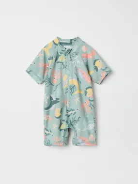 Sealife Print Kids UV  Swimsuit